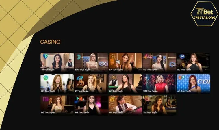 Khám phá Thế giới Giải Trí Đỉnh Cao tại 77bet Casino - Trải Nghiệm Tuyệt Vời Không Giới Hạn